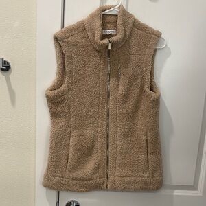 Calvin Klein Beige Sherpa Vest
